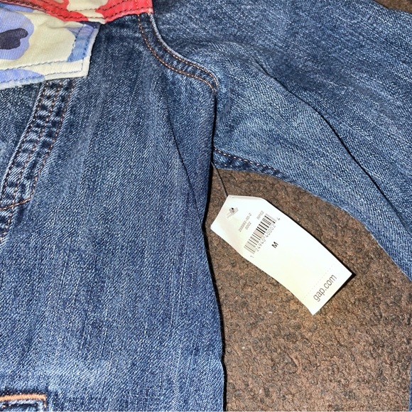 Gap Icon Denim Jacket with Camo Patchwork - Picture 7 of 9